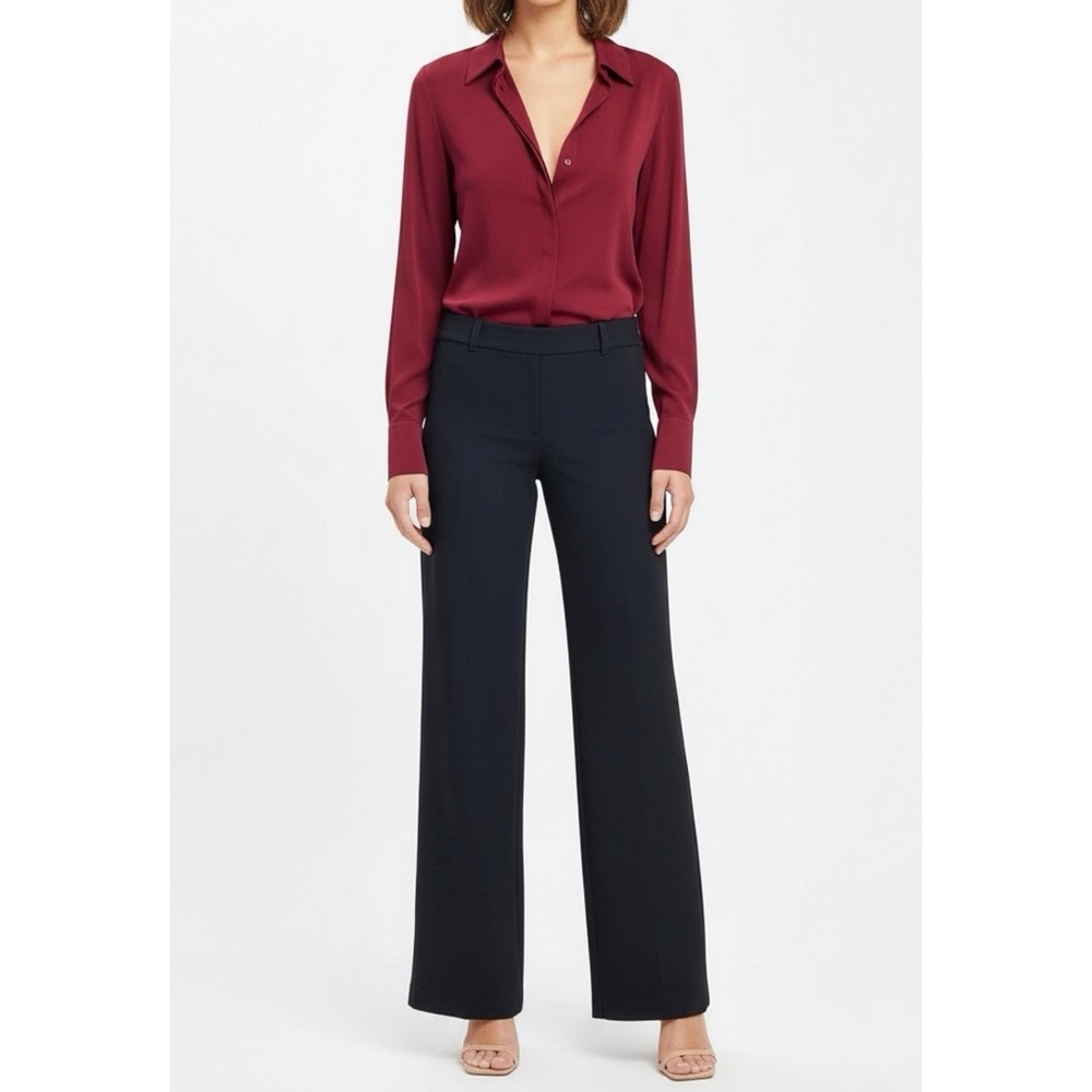KOOKAÏ Oyster Core Low Rise Tailored Pants, Black, FR38/US6